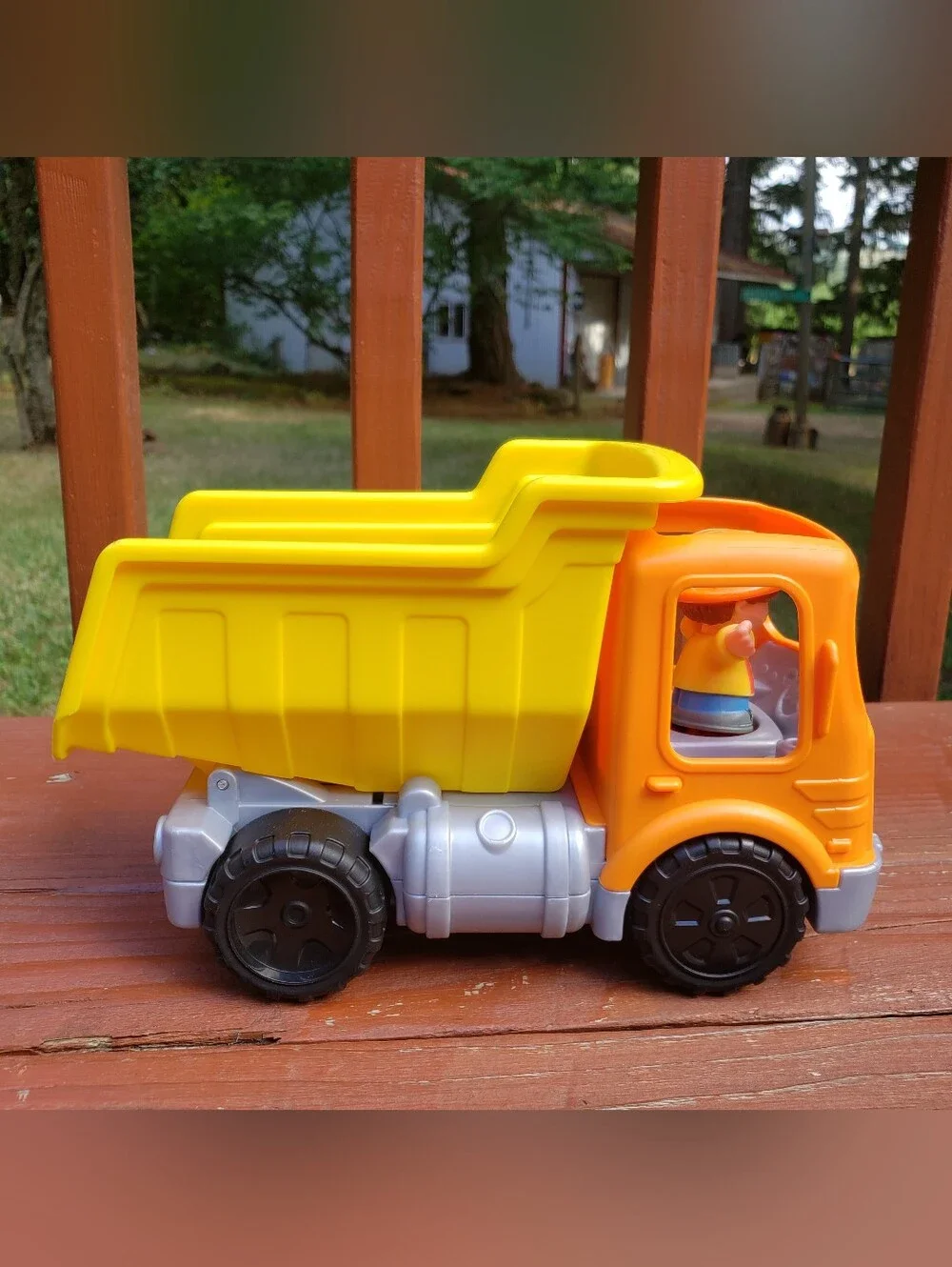 2019 Mattel Fisher-Price Little People Construction Man, Dump Truck & Rocks